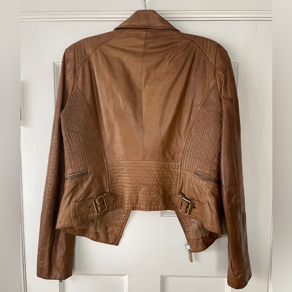 BCBG Moto Leather Jacket XS - Picture 3 of 15